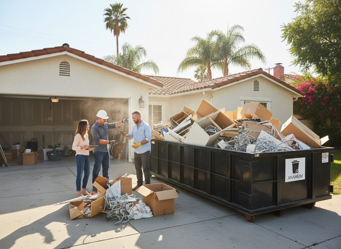 How to Size a Dumpster for an Anaheim Kitchen Remodel